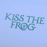 Kiss the frog Embroidery alphabet Font Set
